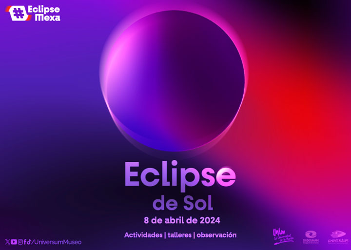 Observación del eclipse solar en Universum 2024