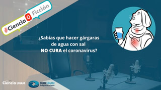 ¿Sabías que hacer gárgaras de  agua con sal no cura el coronavirus?