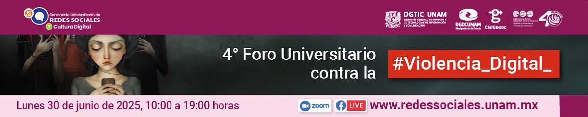 4to Foro Universitario contra la #Violencia_Digital_