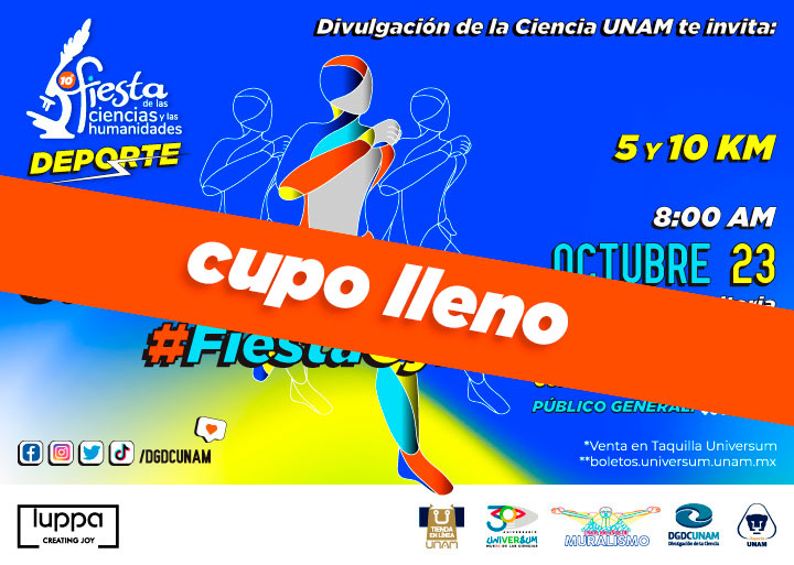 Carrera Atlética Fiesta de la Ciencias y las Humanidades #FiestaCyH, #Universum30.