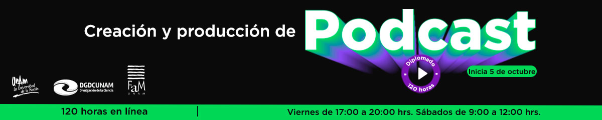 Diplomado en Creación y Producción de Podcast